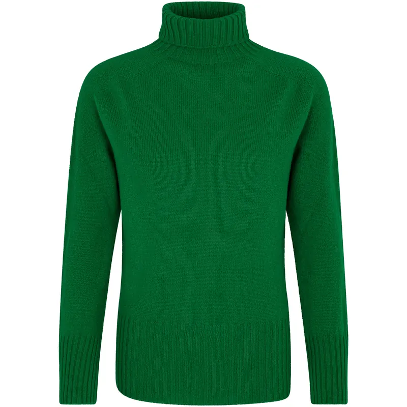 Bestpreis Damen Lambswool Rollkragen-Pullover